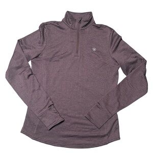 Ariat Purple Fitted Long Sleeve Hoodie EUC